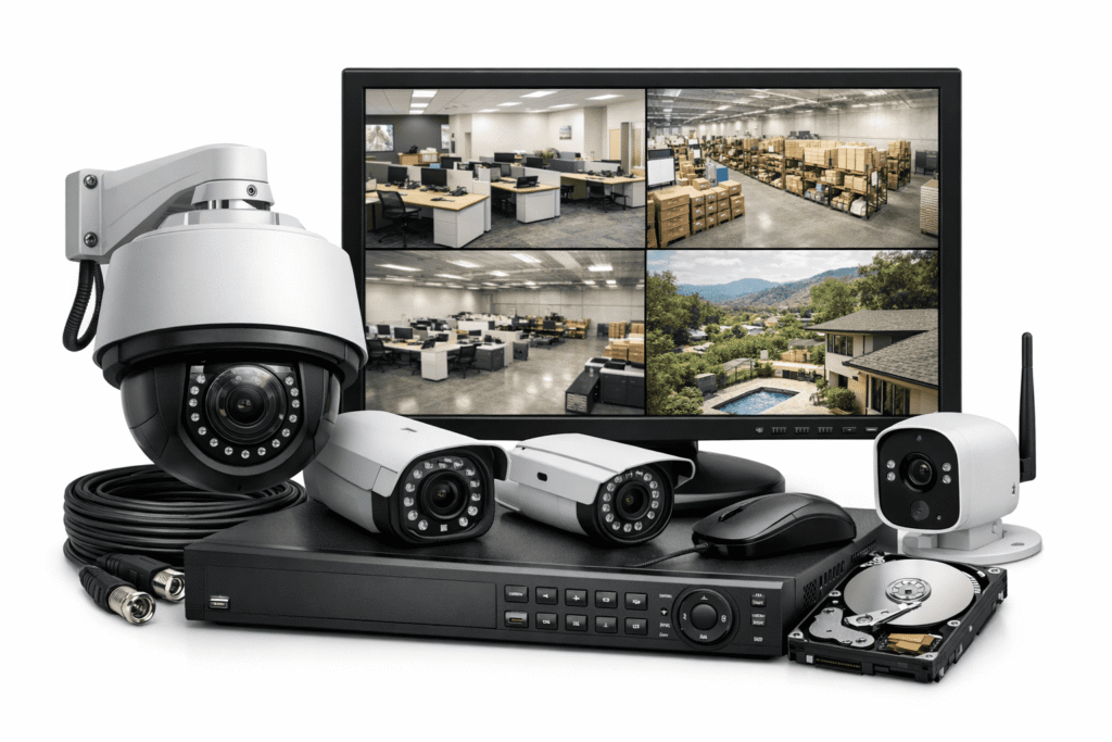 ¿Cuánto cuesta instalar CCTV en Villeta? Sistema de CCTV profesional con cámaras de seguridad y grabador DVR/NVR para hogares y empresas en Villeta